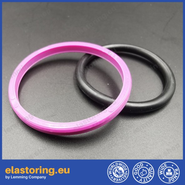 Piston seal PSO 22x14,5x3,2 PU+NBR [2EPSO007]